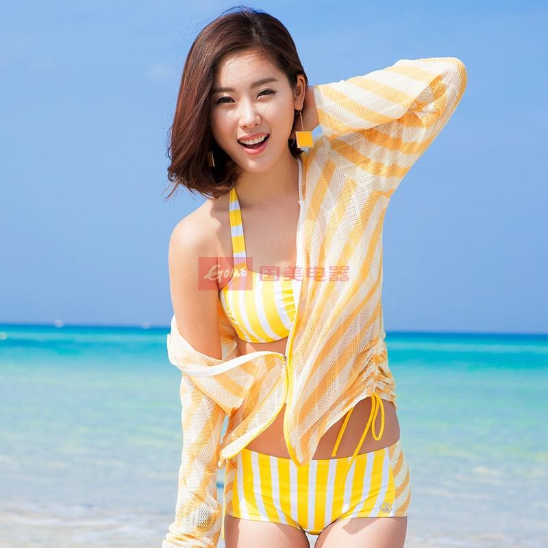夏日沙灘上的亮眼之選 三奇2013新款比基尼二件套泳衣評(píng)測(cè)